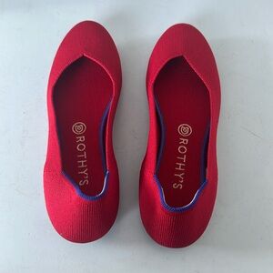 Rothy’s Flats Red size 9.5